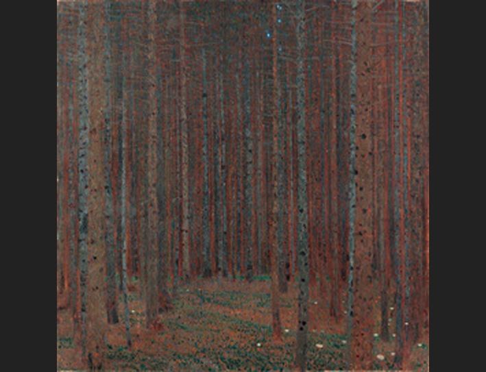 Gustav Klimt Fir Forest